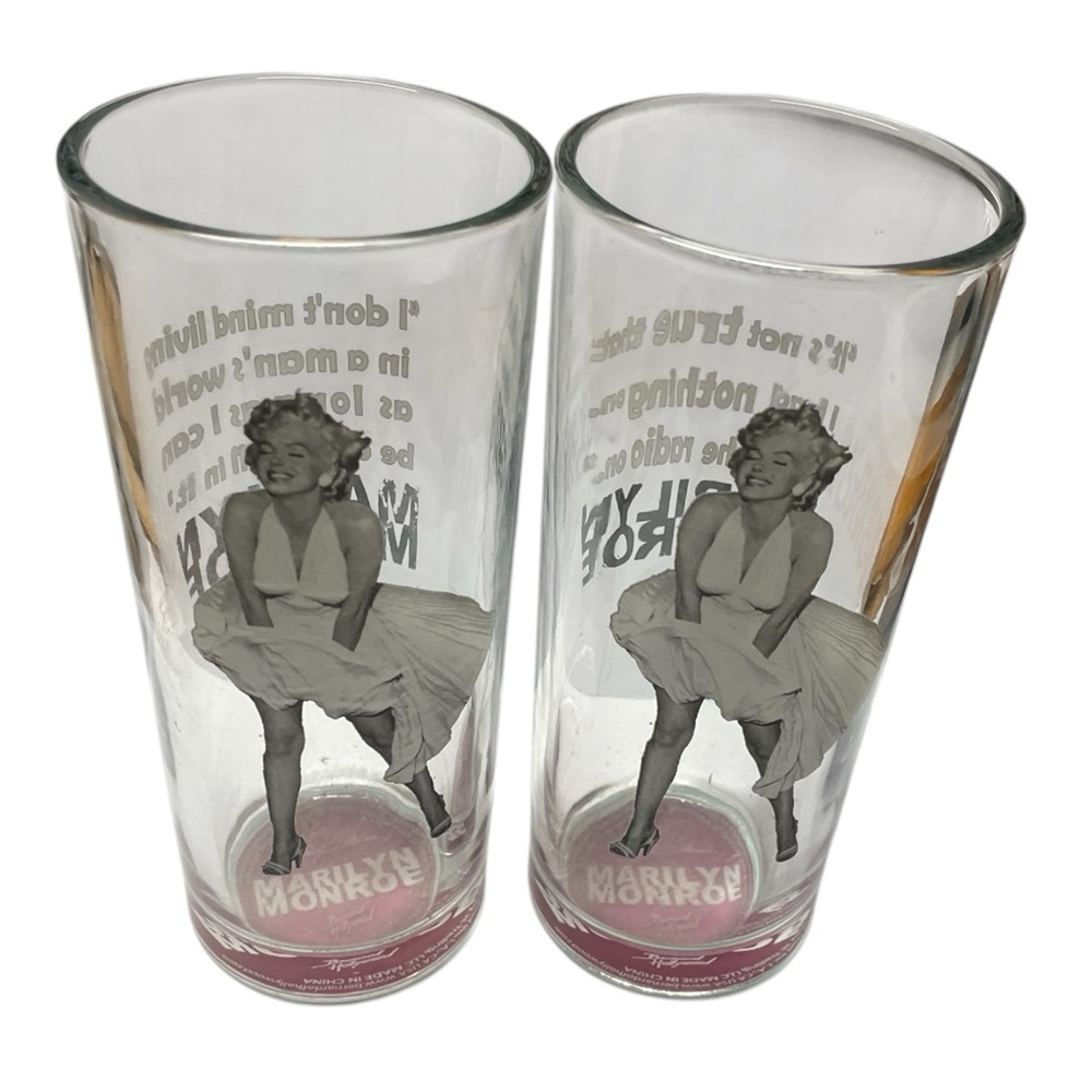 Marilyn Monroe Pint Glass Set